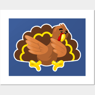 Dab turkey for kids Posters and Art